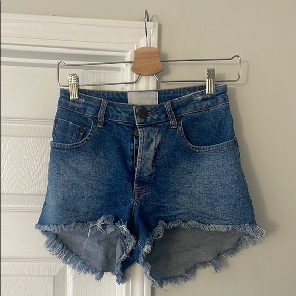 NEW One Teaspoon High Waist Bonita Shorts Size 26 - Picture 1 of 5